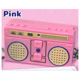 Mini Retro Radio Cassette Mascot [2.Pink]