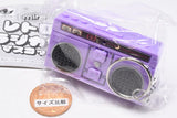 Mini Retro Radio Cassette Mascot [3.Purple]