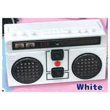 Mini Retro Radio Cassette Mascot [4.White]