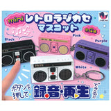 Mini Retro Radio Cassette Mascot [All 4 type set(Full Complete)]