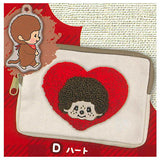 Monchhichi sagara pouch [4.Heart]