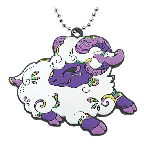 Daikyoya collection Mocchiri Kemono Rubber Key Chain Part.5 [3.Sheep]