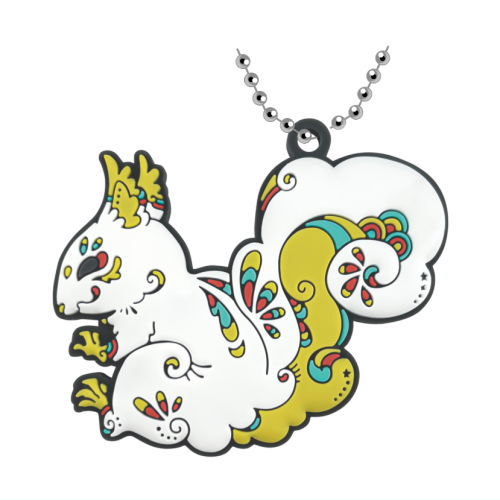Daikyoya collection Mocchiri Kemono Rubber Key Chain Part.5 [4.Squirrel]