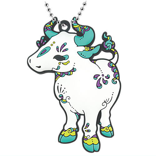 Daikyoya collection Mocchiri Kemono Rubber Key Chain Part.5 [6.Cow]