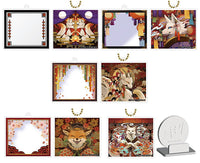 Layer Frame Gallery Series Shikitori Acrylic Keychain Akenokuni no tami-hen [All 5 type set (Full Complete)]