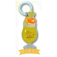 Heart ohiiro drink mejirushi charm mascot [3.Yellow]