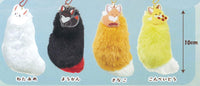 Chokonto Kitsune minifuwa shippo key holder [All 4 type set(Full Complete)]