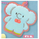 Fuwafuwatatton Rubber Mascot [3.Elephant BL]