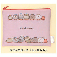 Yuri Yokomizo Nandemoikimono Pouch Collection [4.Square Pouch (Chobimimi)]