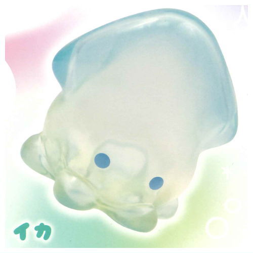 Sea Creatures Powatto Sofubi Mascot  [4.Squid]