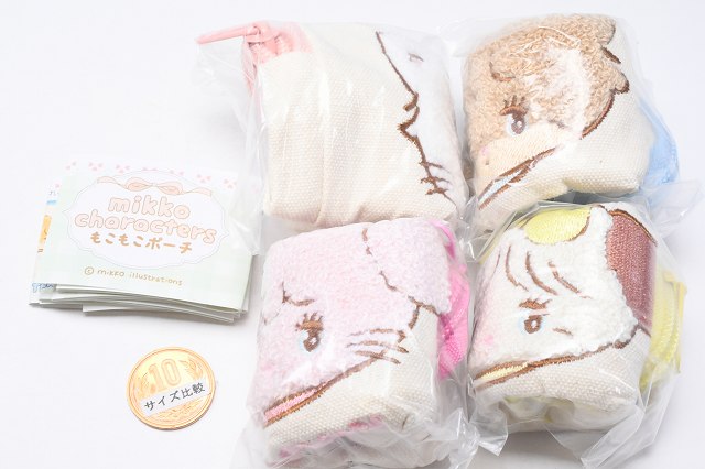 mikko characters mokomoko pouch [All 4 type set(Full Complete ...
