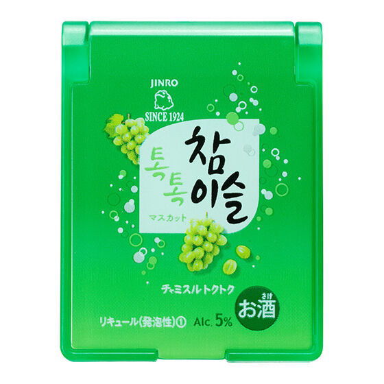 JINRO Chamisul Miniature Mirror Collection [5.Chamisul Tokutoku Muscat]