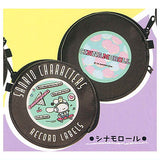 Sanrio Characters Record-style Flat Pouch [3.Cinnamoroll]