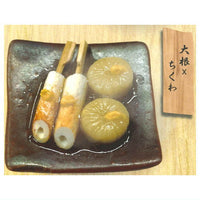 Japanese food collection Japanese Oden [2.Daikon radish x chikuwa]