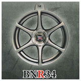 NISSAN GT-R Wheel Keychain collection [3.BNR34]