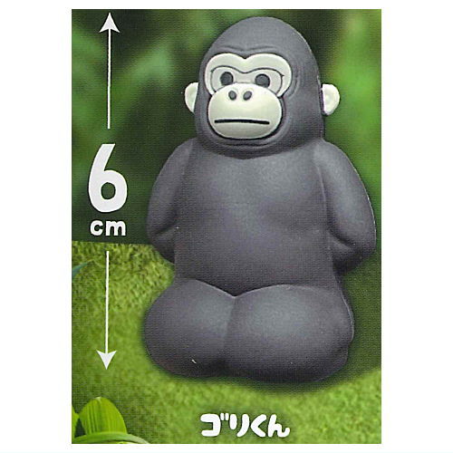 Uhouho Gorilla Gori-kun Guruguru Cord Figure [1.Gori-kun]