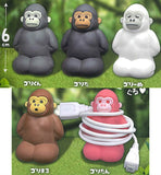 Uhouho Gorilla Gori-kun Guruguru Cord Figure [All 5 type set(Full Complete)]