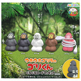 Uhouho Gorilla Gori-kun Guruguru Cord Figure [All 5 type set(Full Complete)]