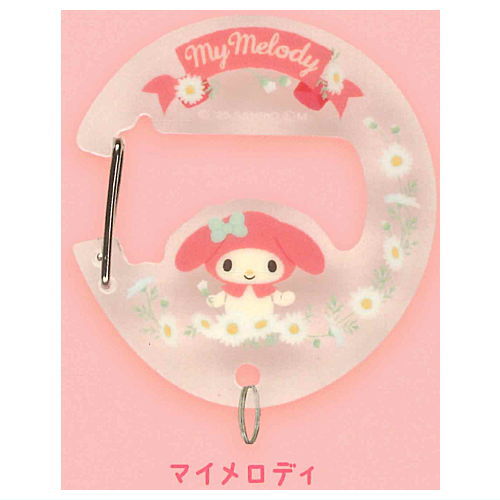 Sanrio Characters Flower Language Design Acrylic Carabiner [2.My Melody]