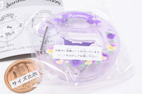 Sanrio Characters Flower Language Design Acrylic Carabiner [3.Kuromi]