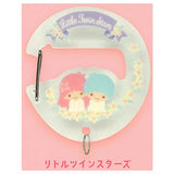 Sanrio Characters Flower Language Design Acrylic Carabiner [6.Little Twin Stars]