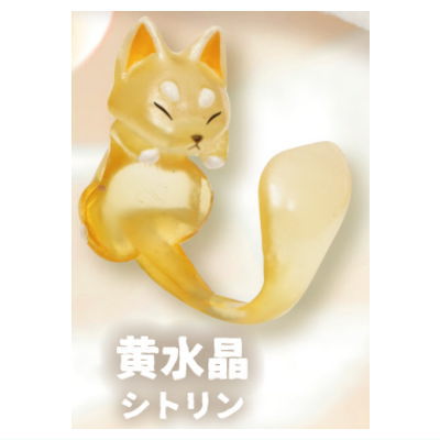 Makitsuki fox ring jewel clear ver. [1.Citrine]