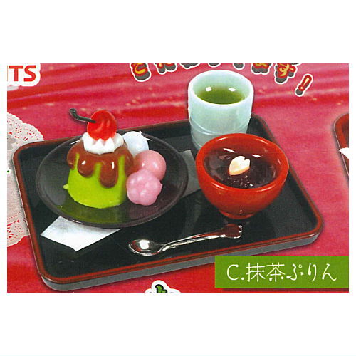 Ochayasanno kanmi mascot Irodori [3.Matcha pudding]
