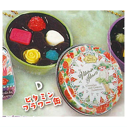 Real! Canned chocolate & gummy mascot [4.Vitamin Flower can]