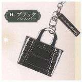 JILL by JILL STUART Frill Tote Metal Keychain [8.Black/Silver]