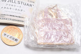 JILL by JILL STUART Frill Tote Metal Keychain [10.Beige Pink]