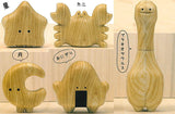 Tanoshii kibori Mascot Figure [All 5 type set (Full Complete)]