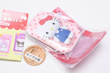 Sanrio Characters Square Can Badge & Cover Doll Box Design [1.Hello Kitty]