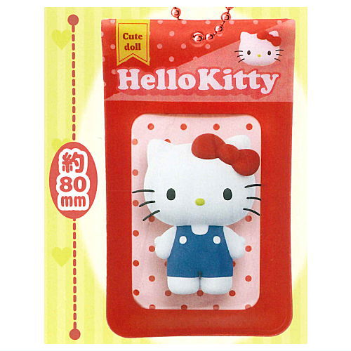 Sanrio Characters Square Can Badge & Cover Doll Box Design [1.Hello Kitty]