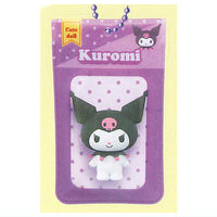 Sanrio Characters Square Can Badge & Cover Doll Box Design [5.Kuromi]