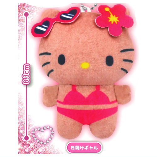 Hello Kitty Plush ball chain Part.2 [1.Hiyake gal]