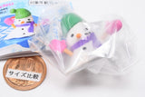 Snowman noodle clip [1.Melted snowman (green knit hat)]