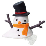 Snowman noodle clip [2.Melted snowman (top hat)]