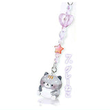 Pochacha nyan-chan Jewel Bead Charm [7.Gray]