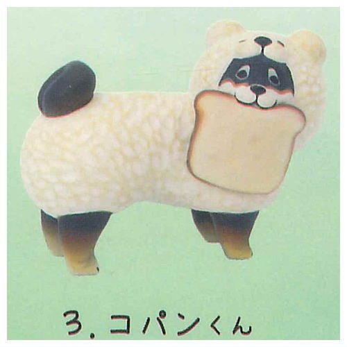 Wood Carved Otsukai Shiba Inu [3.Kopan-kun]
