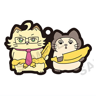 Nekonitenseishitaojisan x Dozle Corp. Capsule Rubber Strap [3.Mitarashi-chan x Qnly]