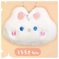 Fuwafuwa Animal Face Stuffed Charm [1.Shirousachan]