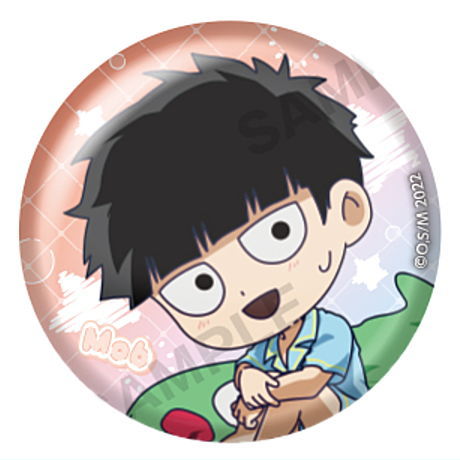 Mob Psycho 100 III Capsule Can Badge Mattari Ekubo Cushion ver. [1.Shigeo Kageyama]