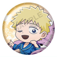 Mob Psycho 100 III Capsule Can Badge Mattari Ekubo Cushion ver. [5.Teruki Hanazawa]