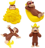 Curious George Banana Daisuki! Figure Part.3 [All 4 type set(Full Complete)]