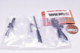 Die-cast 1/12 size Sniper Rifle mascot: III [1.FRF1 NIGHT BLACK ver.]