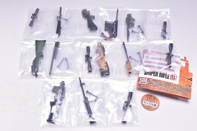 Die-cast 1/12 size Sniper Rifle mascot: III [All 5 type set(Full Compl ...