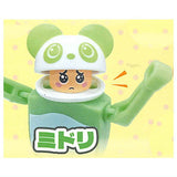 Pakatto hiza kakkun kigurumi panda-hen [1.Green]