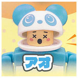 Pakatto hiza kakkun kigurumi panda-hen [4.Blue]