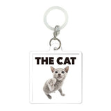 THE CAT AND FRIENDS Flat Mejirushi Accessory [1.British Shorthair]