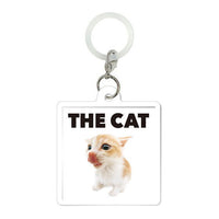 THE CAT AND FRIENDS Flat Mejirushi Accessory [10.Munchkin]